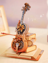 Rolife ROKR Symphony of Gorgeous Dreams Mechanical Music Box 3D Wooden Puzzle
